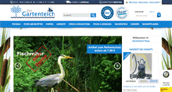 Desktop Screenshot of der-gartenteich.com